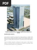 Proceso Constructivo de La Platea de Cimentacion Del Banco de La Nacion