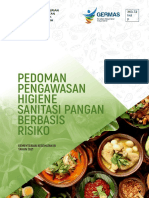 Pedoman Pengawasan Higiene Sanitasi Pangan Berbasis Risiko: Kementerian Kesehatan Ri TAHUN 2021