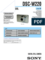 Sony DSC-W220 Level 2 Still Camera SM