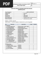 Pembangunan Aviation Fuel System & DPP Kulon Progo Project: Carry-In/ Monthly Equipment Inspection Checklist