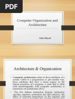 Computer Organization and Architecture: Julius Bancud