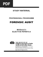 Forensic Audit: Study Material