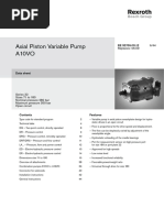 Axial Piston Variable Pump A10VO: RE 92705/01.12 1/44 Replaces: 06.09