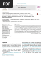 Food Chemistry: Analytical Methods