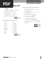 Unit 1 Vocabulary Test: Project 2 Skills Tests