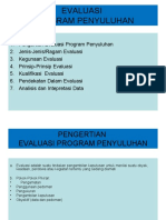 Evaluasi Program Penyuluhan