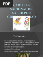 Cartilla Nacional de Salud Por Grupos de Edad