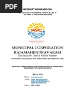 Municipal Corporation Rajamahendravaram: Information Handbook