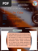 Ciclo de Potencia de Calor