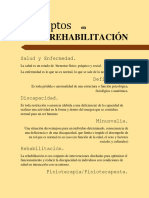 Conceptos en Rehabilitación