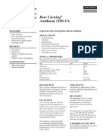 MSDS Antifoam Silicone Base 1520-US