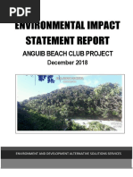 Environmental Impact Statement Report: Anguib Beach Club Project