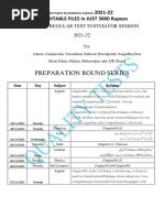 Grade 9 Session 2021-22 Tests