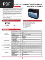 HD12.8-20 LiFePO4 Specification