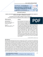 Formulation Development and Characterization of Fast Dissolving Tablet of Atenolol by Direct Compression Method