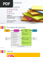 Chapter 12 - Managing Disruptions To The Plan - Issues and Change