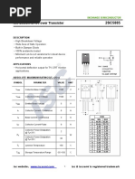 Isc 2SC5885: Silicon NPN Power Transistor