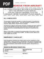 C172 Checklist (For G1000)