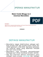 Operasi-Operasi Manufaktur