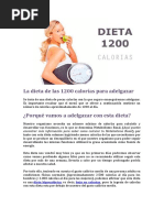 Dieta 1200 Calorias