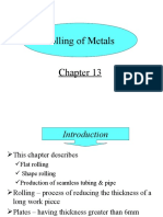 Rolling of Metals