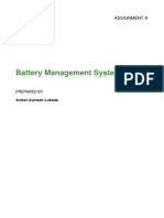 Battery Management System (BMS) : Assignment-9