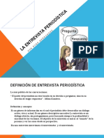 La Entrevista Periodística