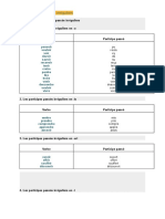 Les Participes Passés Irréguliers