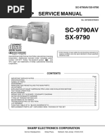 SC-9790AV SX-9790: Service Manual