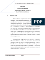 ABEN 4510 (Food Process Engineering) Laboratory Exercise No. 4 Heat Transfer in Ab Materials