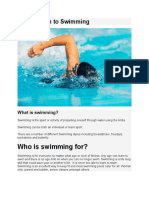 Introduction To Swimming: Who Is Swimming For?