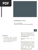 Chapter 3. Justifications in Tort