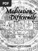 Meditation Differently - Herbert v. Guenther