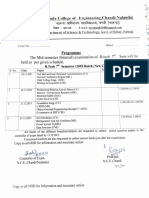 B Tech 7th Sem Mid Term Exam