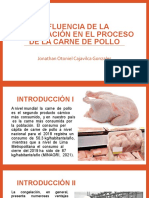 Influencia de La Congelación en El Proceso de La Carne de Pollo