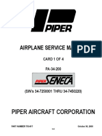 Piper - PA-34-220 Seneca - Service Manual