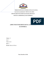 Trabalho de Introdução A Economia