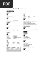 Answer Key - Motivate! 3 Students Book