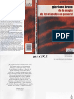 BRUNO, GIORDANO - de La Magia de Los Vínculos en General (OCR) (Por Ganz1912)