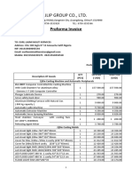 Proforma Invoice Final CFR