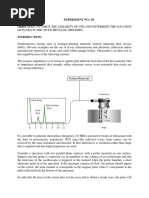 Experiment No.: 05 Objective: To Check The Linearity of Ufd and Determine The Location