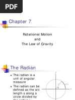 Rotational Motion and The Law of Gravity