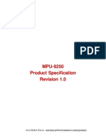 DataSheet MPU 9250