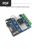 Mach3 USB Motion Card (SW43B) Installation Manual