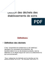 Gestion Des Déchets Des Établissements de Soins