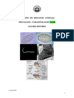 Cours Diversité Parasitaire 2012