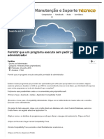 Permitir Que Um Programa Execute Sem Pedir Permissão de Administrador