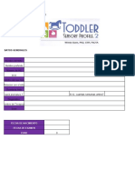 Sensory Profile 2 Toddler