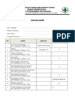 Absen Rapat Dan Bukti Tanda Terima