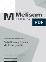 Catalogo Melisam Señaletica y Luces Emergencia